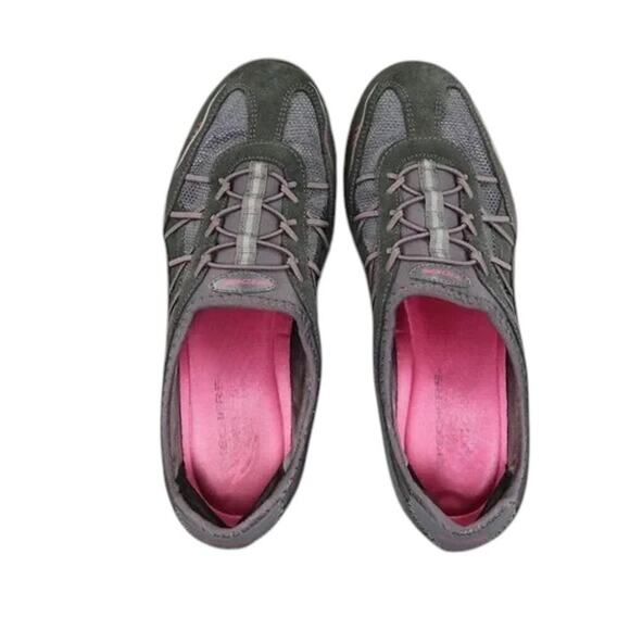 Skechers Shoes Womens 9.5 Sneaker Slip On Casual Weekender Comfort Active Gray - Picture 12 of 14